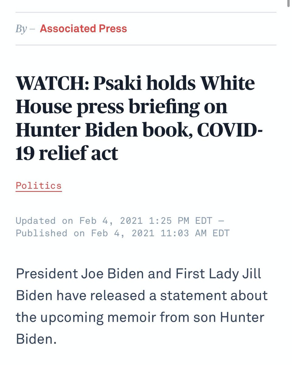 In a Trumpian act of hypocritical nepotism, Biden shielded his own children from facing any criminal consequences for their own drug abuses.Hunter is now set to use the POTUS platform to profit off of a book deal chronicling his cocaine addiction, while others stay jailed. 28/