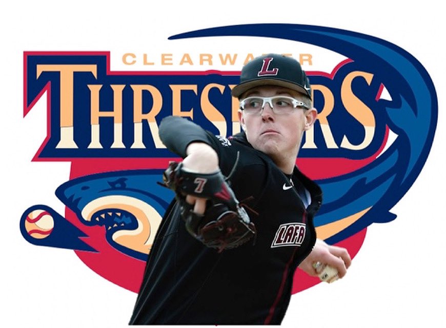 LafayetteBsbl's tweet photo. Congrats to JP Woodward for breaking spring training with the Low-A Phillies Clearwater Threshers! #LafayetteNine #ProPards https://t.co/gauAIJOi2H