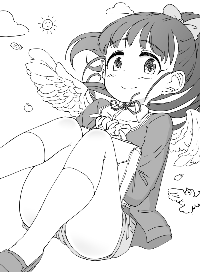 ファンボックスに『空飛ぶ福山舞ちゃん』リクエストが来たので描きました 