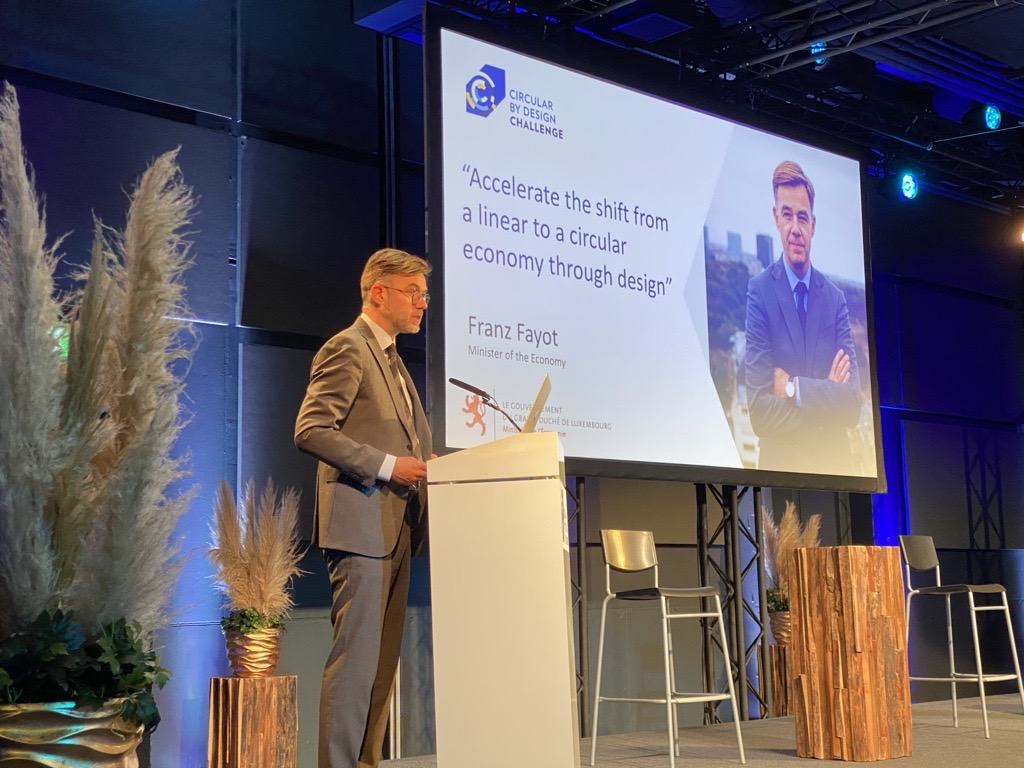 Luxinnovation (@luxinnovation) on Twitter photo "I am pleased that some of the #ideas and projects that have been developed already reach a stage of maturity. This ensures that they will be continued with the industry partners."-<a href="/FranzFayot/">Franz Fayot</a>, Minister of the Economy
#CircularbyDesignChallenge #Innovation #Creativity
<a href="/MinEcoLux/">MinEconomyLU 🇱🇺</a> "I am pleased that some of the #ideas and projects that have been developed already reach a stage of maturity. This ensures that they will be continued with the industry partners."-<a href="/FranzFayot/">Franz Fayot</a>, Minister of the Economy
#CircularbyDesignChallenge #Innovation #Creativity
<a href="/MinEcoLux/">MinEconomyLU 🇱🇺</a>