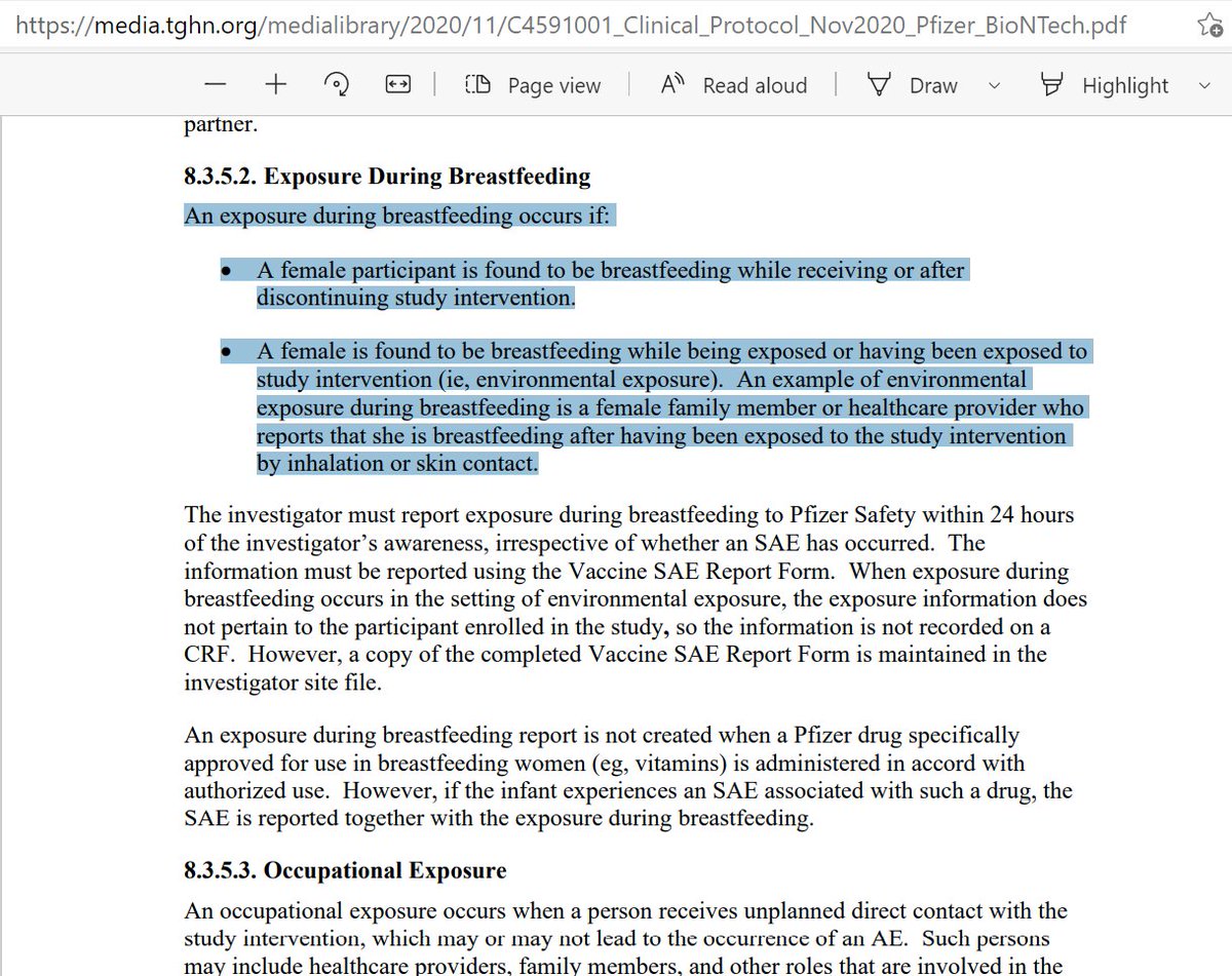<a href="/essentialsteez/">Steezy 🌎</a> <a href="/CJBowden1/">C.J. Bowden</a> <a href="/LiamSchubel/">Dr. Liam Schubel</a> <a href="/Shizzle_Nizzles/">i</a> <a href="/kassiekitson/">kassie</a> <a href="/MarcLobliner/">Marc Lobliner - IFBB Pro</a> <a href="/hahaGotYouAgain/">Sara Ⓥ</a> <a href="/VeritasTB2/">Question Everything</a> <a href="/NY_CountryGal/">Nikki (in NY)</a> <a href="/DrHorwitz/">💯Dr. Steven Horwitz, D.C.💯</a> 
From Pfizer

Exposure During Pregnancy or Breastfeeding, and Occupational Exposure
Pg 67,68,69,70

media.tghn.org/medialibrary/2…