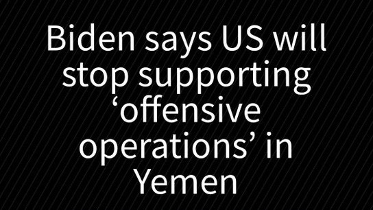 Biden broke his vow to stop funding the genocide in Yemen when he approved Trump's arms deal w/ the UAE.Biden also follows Trump in sending billions in unconditional military support to Israel, while blocking efforts to prosecute the war crimes they commit w/ those weapons. 34/