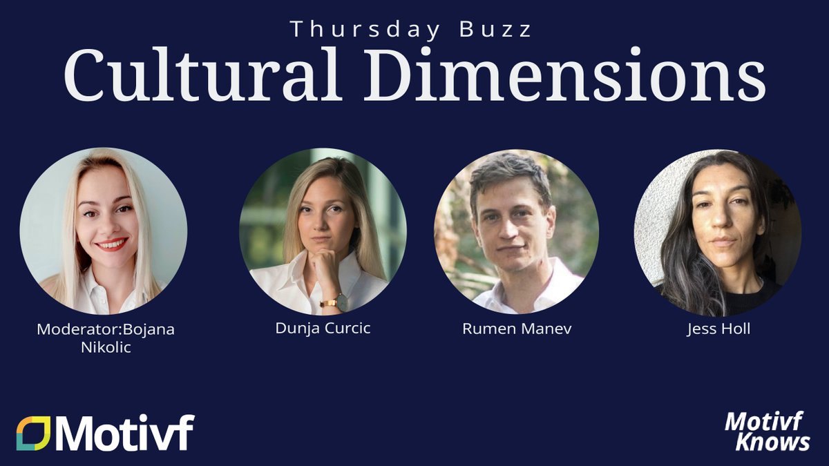 hello_motivf's tweet photo. It's time for  #ThursdayBuzzPodcast!

This week as part of the Motivf Knows event series, we are talking about #CulturalDimensions. We tried to guide our listeners through what cultural dimensions are and how they influence our everyday work. 

Click HERE!
https://t.co/JaQvIhxPUR https://t.co/sXwfgKkMKv