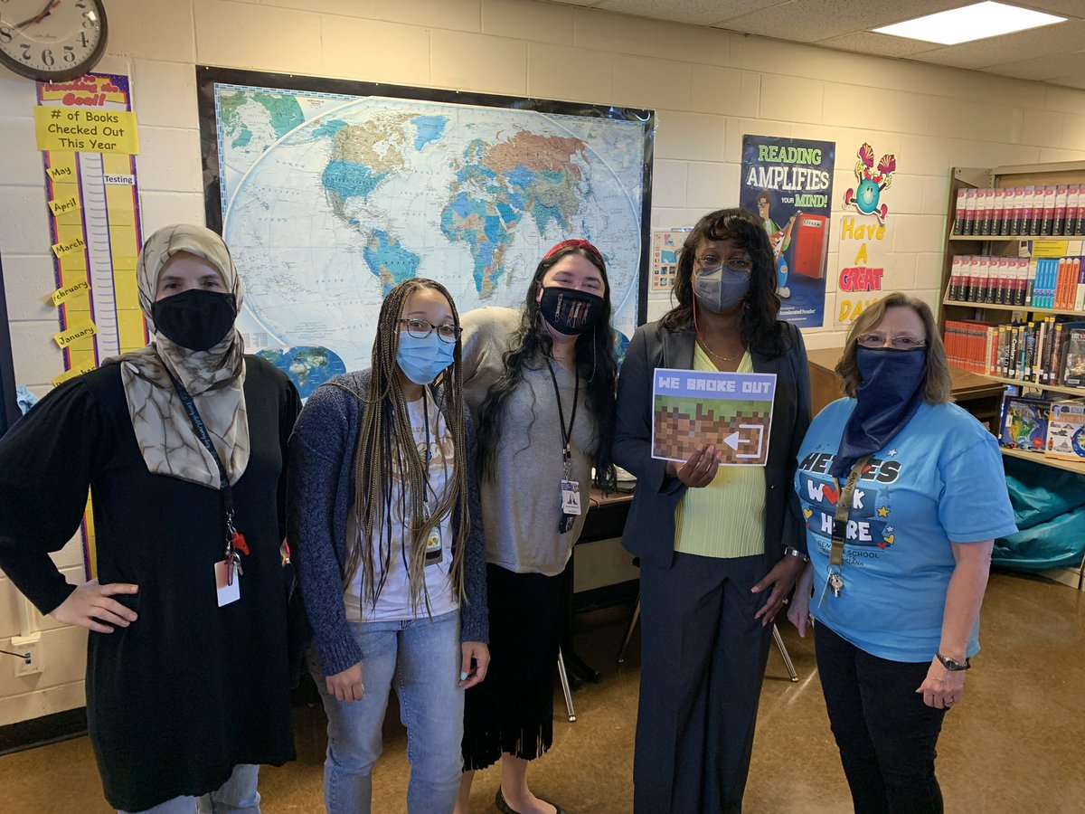 benson_school's tweet photo. Exploring different engagement methods, the teachers all participated in a @breakoutEDU session. #teamworkmakesthedreamwork https://t.co/MZoNIBXlKP
