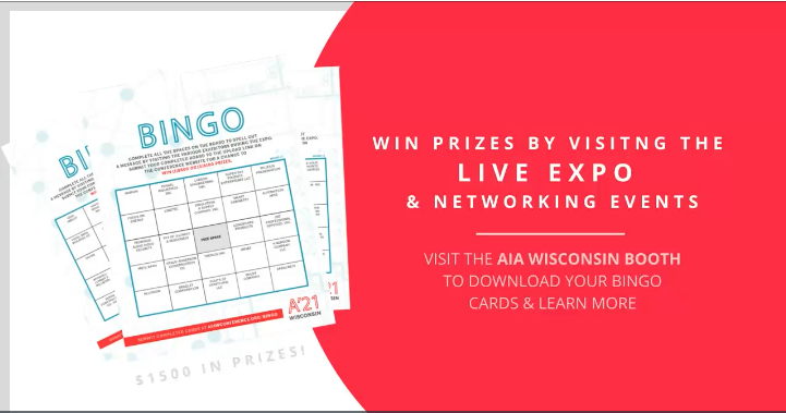 zachkunstk's tweet image. Don’t forget to visit the 𝗣𝗥𝗢𝗗𝗨𝗖𝗧 𝗘𝗫𝗣𝗢 at #AIAWconference. Representatives will be live at booths from 11:00-13:00 𝗧𝗢𝗗𝗔𝗬! 

Play BINGO for a chance to 𝗪𝗜𝗡 $𝟱𝟬𝟬! Stop by the @AIA_Wisconsin to download you BINGO card and learn more.