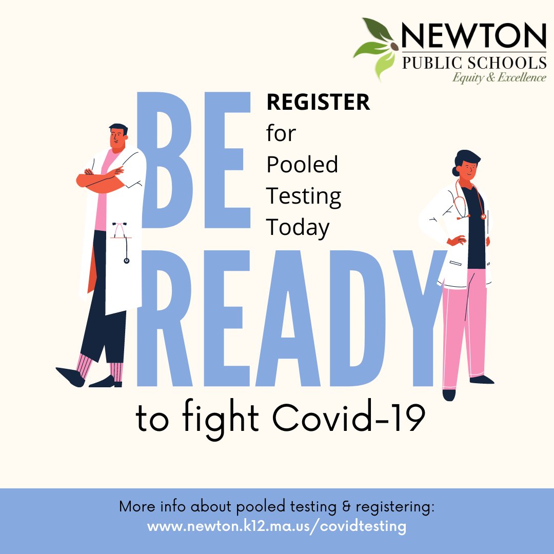 newton_ps's tweet photo. Register for COVID-19 testing today! Visit this webpage to sign the consent form and opt into weekly testing: https://t.co/TEN501THa9 https://t.co/4UMVtFAzM7