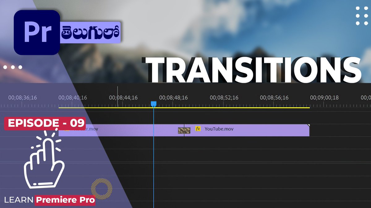 AmigoWorkshop's tweet image. Video Transitions on Premiere Pro 2020 

Watch : youtu.be/sQbp4yG18UM

#PremierePro #TeluguTutorials