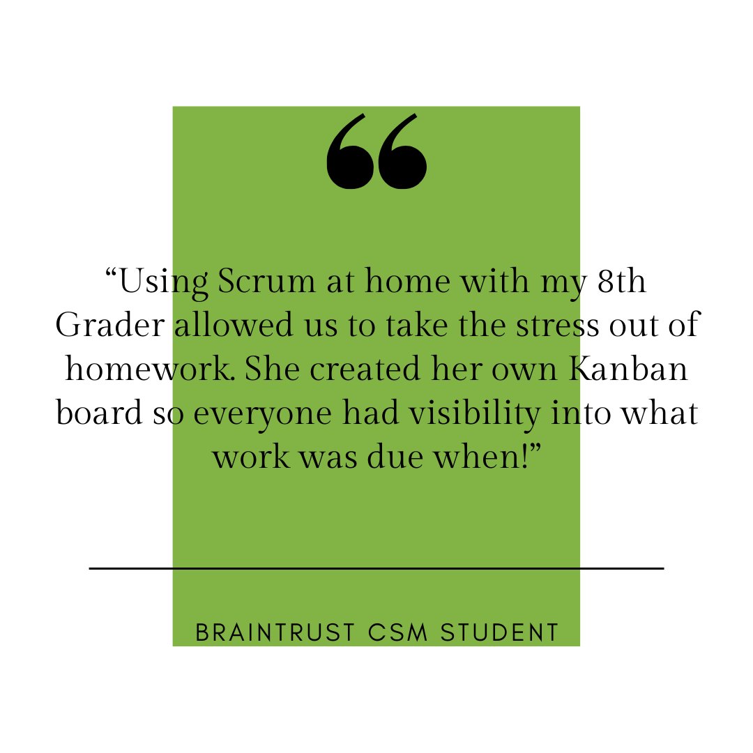 Here's your daily reminder that Scrum is for EVERYONE, not just people with technology backgrounds.