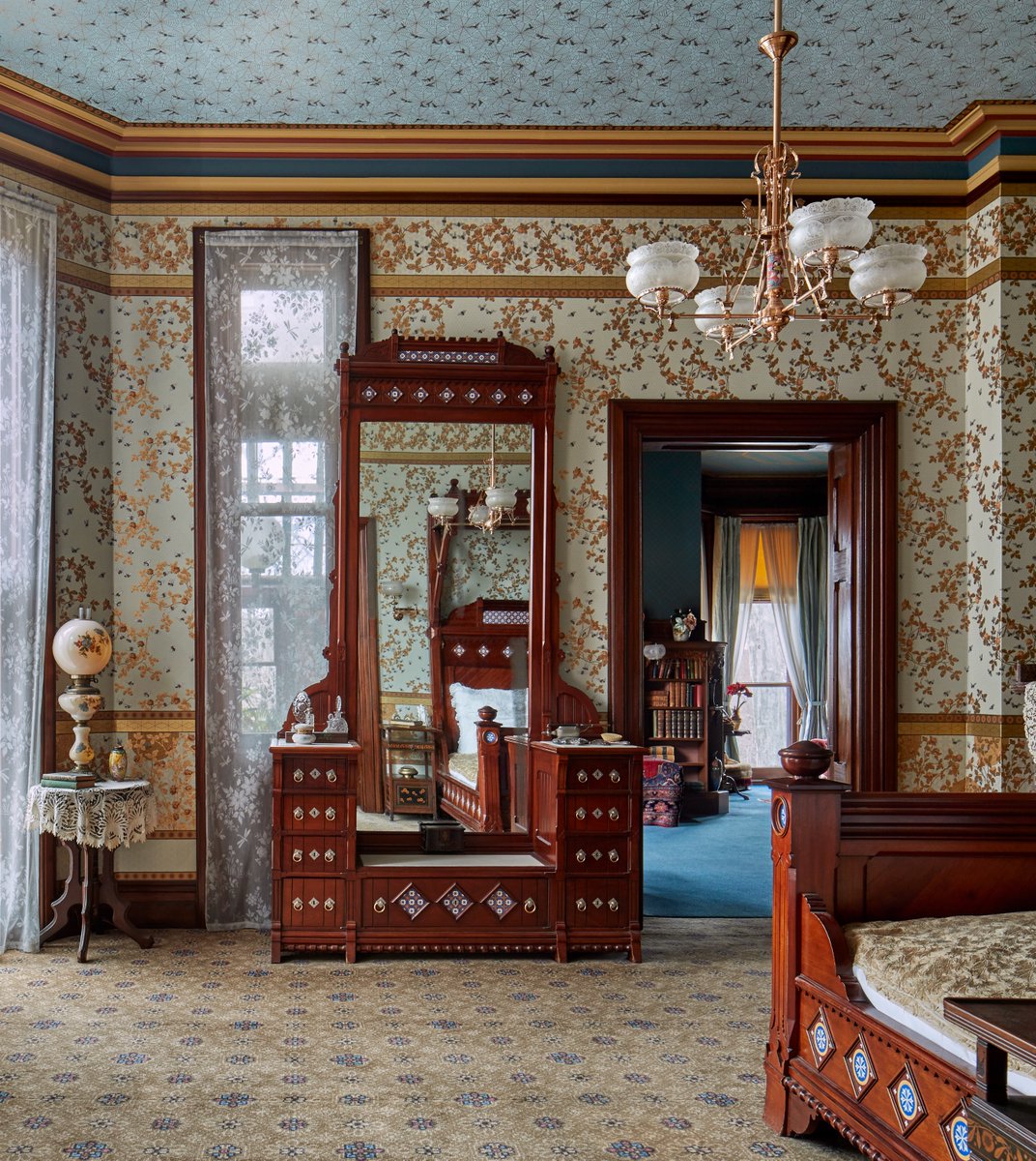 ParkerArchitect's tweet photo. We and the @TwainHouse are thrilled to announce that our Mahogany Suite project has won a 2021 #Palladio Award in the category of #Restoration and #Renovation. Thank you @TradBldgShow for recognizing our work! https://t.co/Ium8QbPtos