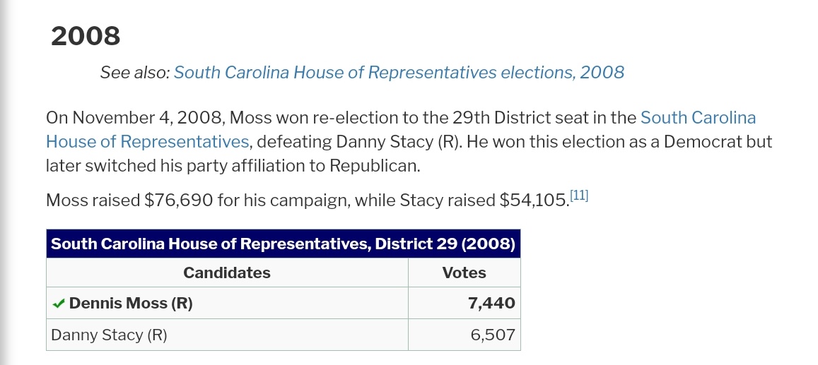nmewrath's tweet photo. I found out this week the Republican SC State House Rep. for my district runs 🛑UNOPPOSED🛑 since he won his seat in 2008 when 🛑he won as a DEMOCRAT and then switched his party affiliation to Republican🛑
🛑Does YOUR State Rep run unopposed? Lets end this. #ResistLocal https://t.co/78uqYoTBO3