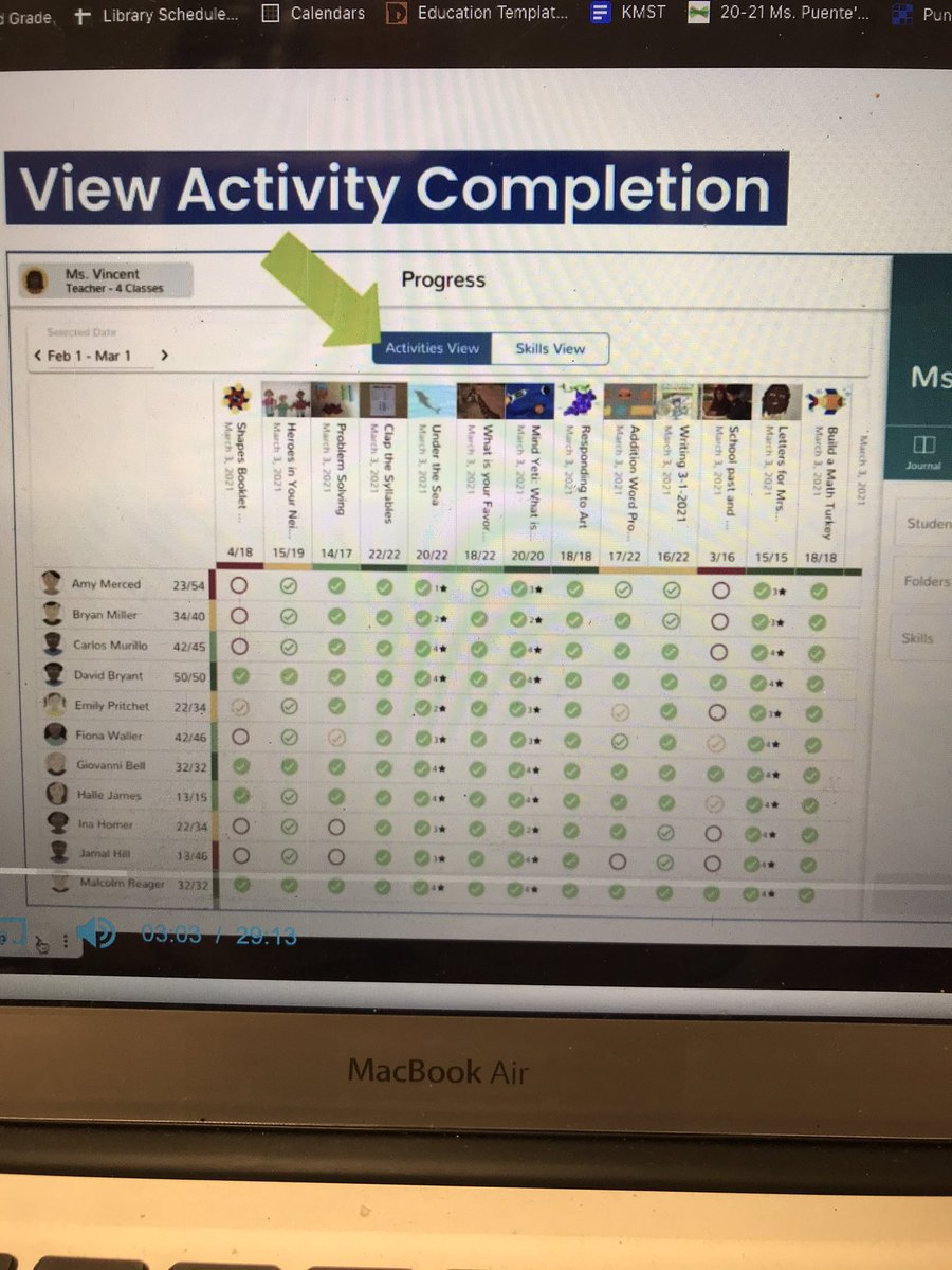 Thank you @Seesaw for the new Progress feature! I love that I can send my families and students a report of what activities they still need to complete. #SeesawAmbassador