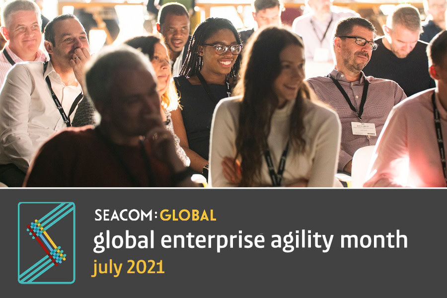 We are proud to announce that we are teaming up w/ <a href="/SEACOMGLOBAL/">SEA</a> for #StudyofEnterpriseAgilityMonth

This unique event will take place every Tue-Thu in July, with each week exploring a new theme

Early-bird tix on sale now!
(Free for Premium Members)

bit.ly/2PxFevp