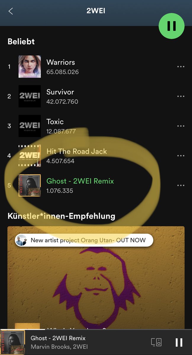 2WEIMUSIC's tweet photo. Our #GhostRemix we did with @marvinbrooksii for @SAD_istfied is online for 1 month & already made it to 1mio streams on @Spotify:
https://t.co/J908vm7flG
We're beyond thankful for the beautiful & loving #DreamSMP community! Thank YOU!!! ๐๐ป https://t.co/LcDZsKkww1