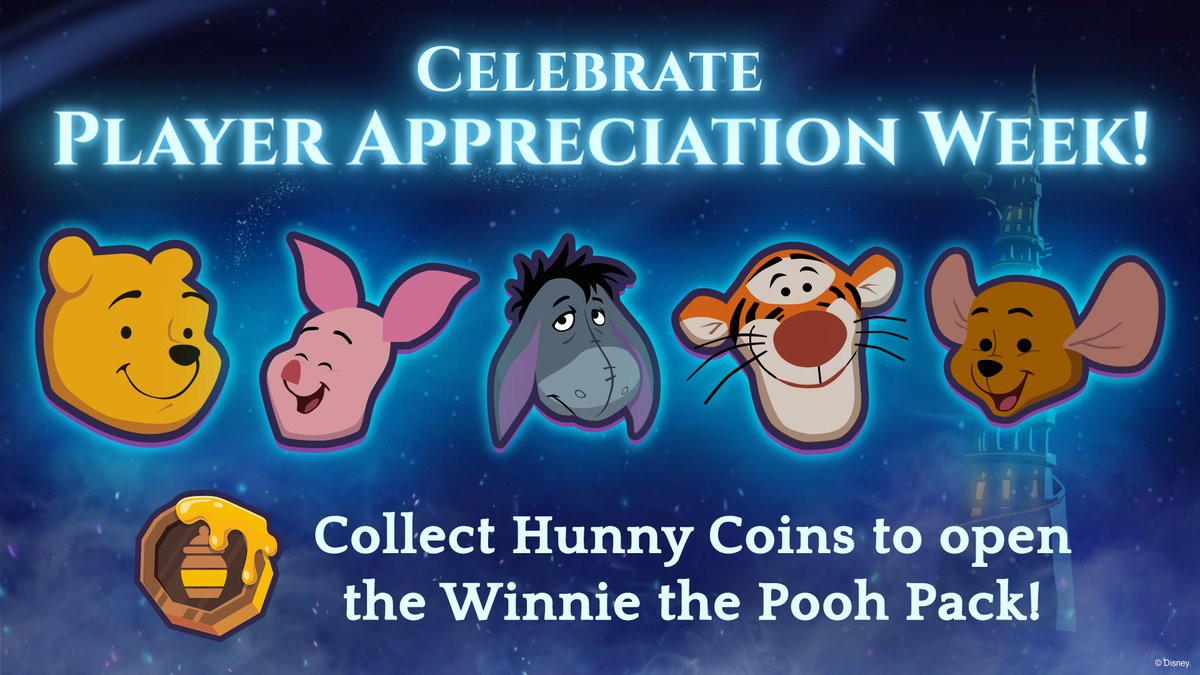 ハッピー・#ゴールデンウィーク!! 今日から一週間は毎日メールボックスにハニー・コイン が届きます。これはハニーハントのデイリークエストでも手に入りますよ。ハニー・コインを集めて、「くまのプーさん」パックを開封しましょう！12個ある「くまのプーさん」タリスマン  ...