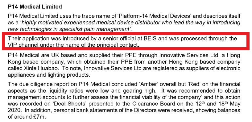 Here's more about the new companies we revealed went through the VIP Lane and how they got there - from Government's own internal documents: