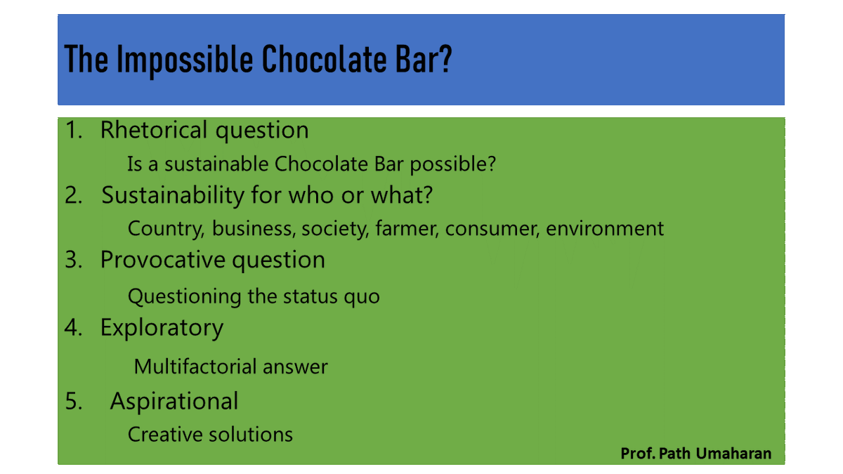 DrStoryTell's tweet photo. #impossiblechocbar? The rhetorical question is addressed again today, April 29th, with @verinaingram and Prof. John Forrer. They will focus on achieving #sustainablecocoa with an #innovativemodel for #impactinvesting.
@pumaharan @beantobar https://t.co/Dk32Kwe8GE