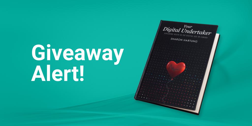 There are a lot of great resources to help proactively manage your estate and ensure that it's done right for the digital age. <a href="/UndertakerTech/">YourDigitalUndertaker</a> wrote one of the best books on the matter. We are giving away 2 copies of her book to the first two people who reply to this post.