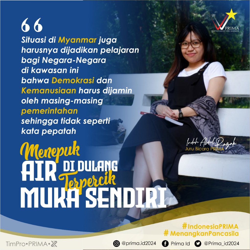 Tetap PRIMA rayakan perjuangan menggapai cita-cita luhur nan mulia

#IndonesiaPRIMA
#MenangkanPancasila