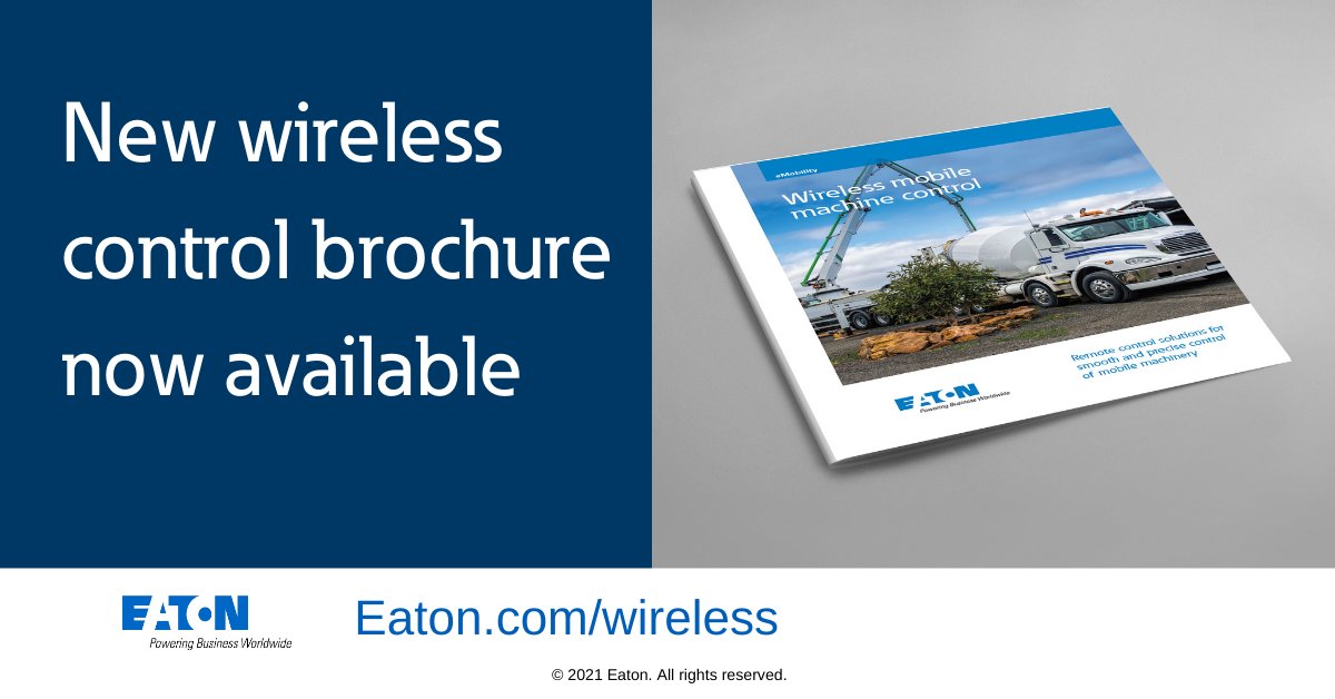 eatoncorp's tweet photo. Our #OMNEX Trusted Wireless remote control solutions wirelessly control high value machinery in #HarshEnvironments with utmost reliability, precision and durability. Download this brochure to learn more about our portfolio of wireless controls. https://t.co/syxE9nCO1t #eMobility https://t.co/6GIB1wwOun