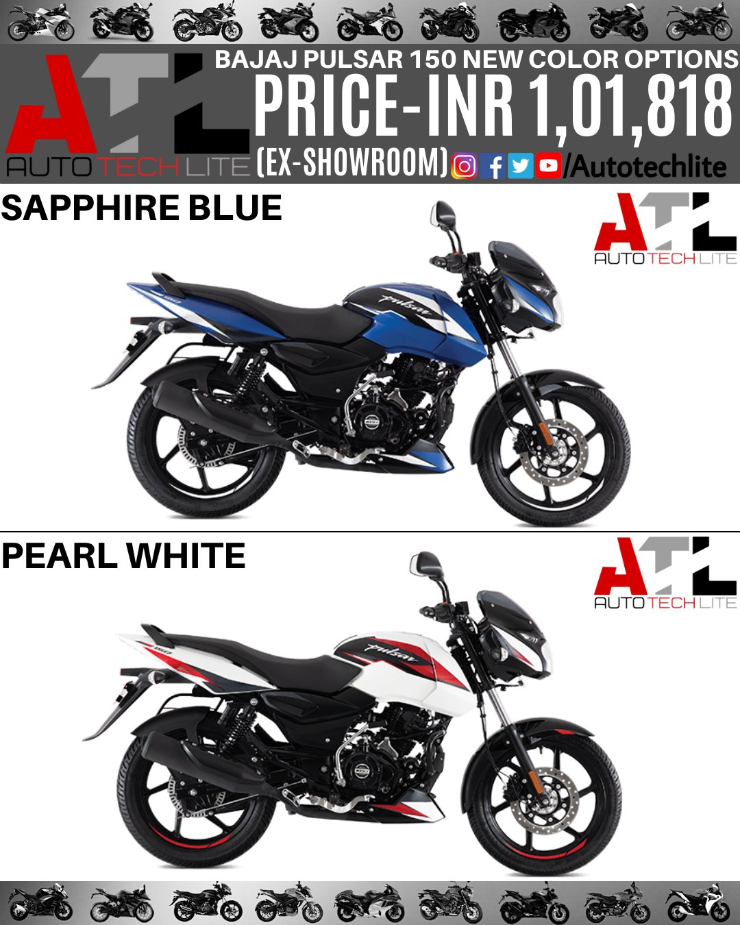 Bajaj pulsar 2024 150 color options