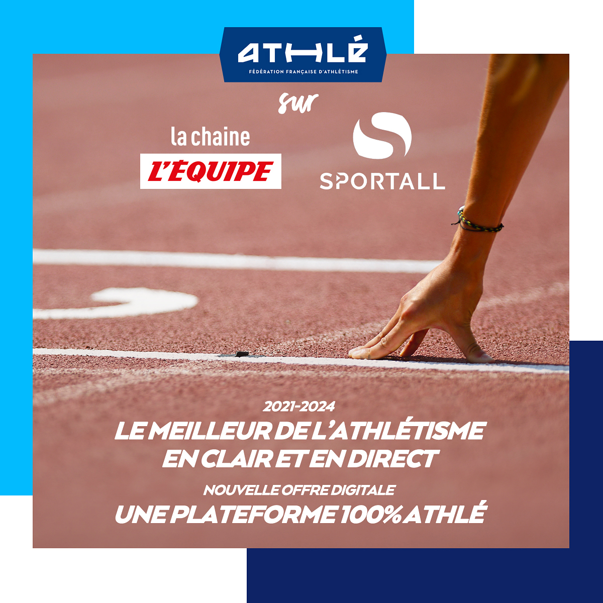 💥 Le meilleur de l’athlétisme en clair et en direct ! 🎥

🤝 La FFA a le plaisir d’annoncer la signature d’un partenariat inédit avec <a href="/lequipe_pro/">L'ÉQUIPE Pro</a> et @sportall_media, qui va aboutir à la diffusion et à la promotion d’une offre globale et innovante.

👉 athle.fr/asp.net/main.n…