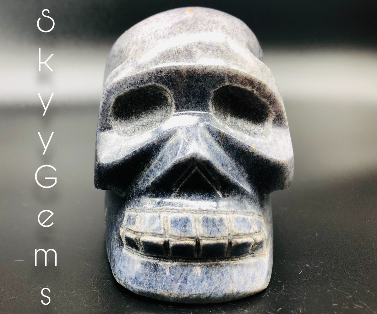 GemsSkyy's tweet photo. I’m super excited about this latest shipment of gem babies, but the Lazulite skull is one that’s NEW &amp; one of a kind.
.
.
#oneofakind #quartz #skyygems #lazulite #lazuliteskull #polishedlazulite #crystalskull #lovepeacecrystals #crystalhealing #crystalshop https://t.co/wXArlzW7tM