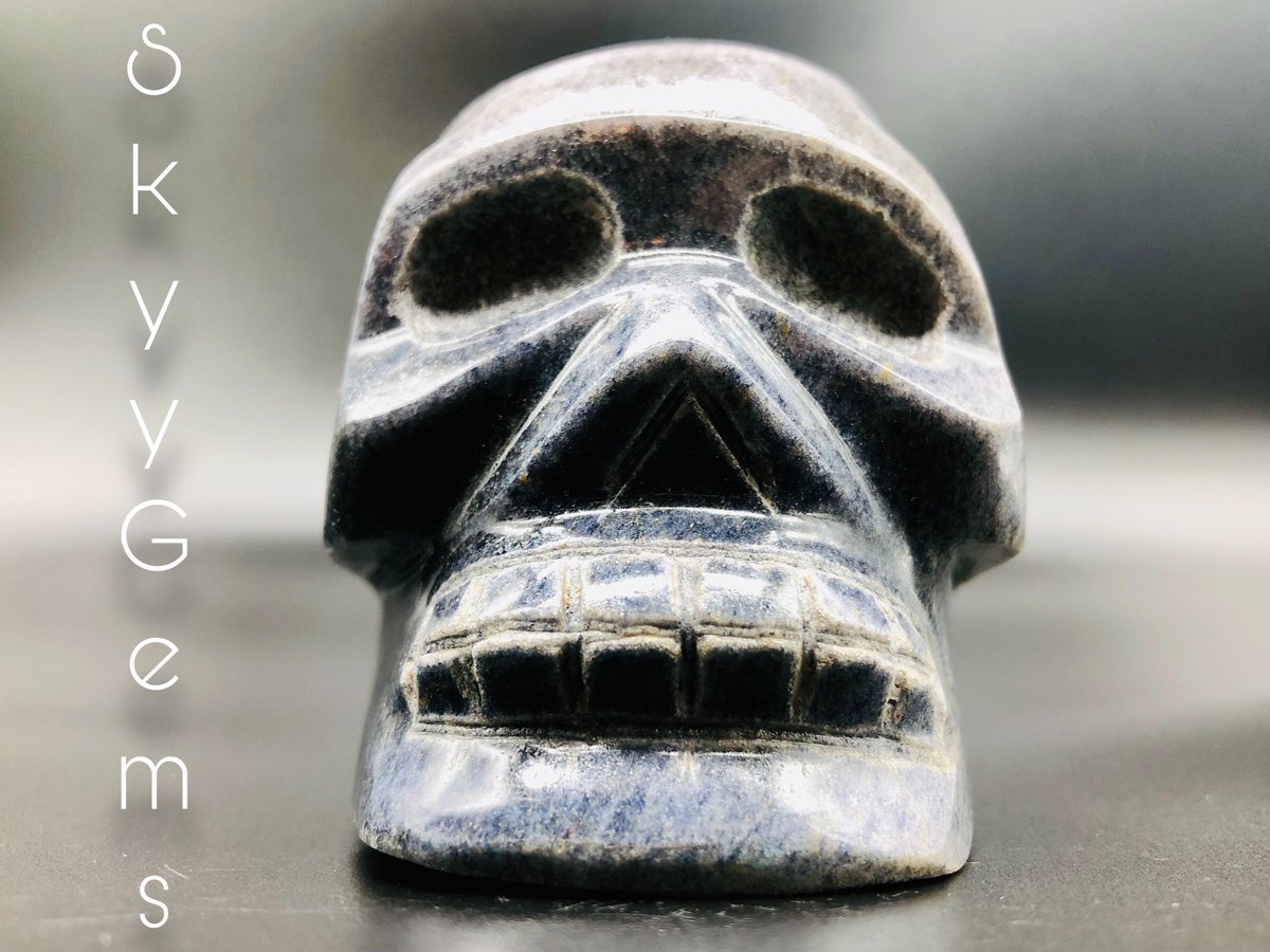 GemsSkyy's tweet photo. I’m super excited about this latest shipment of gem babies, but the Lazulite skull is one that’s NEW &amp; one of a kind.
.
.
#oneofakind #quartz #skyygems #lazulite #lazuliteskull #polishedlazulite #crystalskull #lovepeacecrystals #crystalhealing #crystalshop https://t.co/wXArlzW7tM