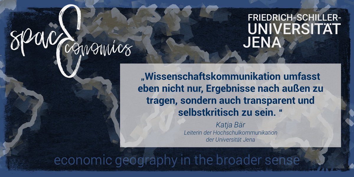 wigeo_jena's tweet image. #Podcast|s sind perfekt für #Wissenschaftskommunikation. Warum das so ist, welche Unterstützung die Hochschulkommunikation der @UniJena bietet und wie ein Podcast gestaltet wird, besprechen wir in der neuen Folge von #SpaceEconomics: mehrblogs.uni-jena.de/spaceconomics/…
#science #Wissenschaft
