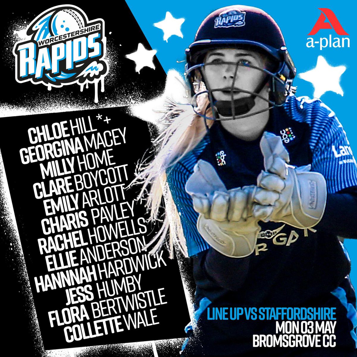 Worcestershire Women's Rapids (@worcscccwomen) on Twitter photo ๐ฅ๐ ๐ฎ๐๐ฐ๐ต ๐ฆ๐พ๐๐ฎ๐ฑ ๐ฅ
Rapids team to take on <a href="/Staffs_Women/">Staffordshire Women</a> in 2 X T20 Matches this Bank holiday Monday๐
๐ Where at? <a href="/BoarsCricket/">Bromsgrove Cricket Club</a>
โฐ When? 11am & 3pm
๐ฅ Live stream available
<a href="/WorcsCCC/">Worcestershire CCC</a> ๐ฅ๐ ๐ฎ๐๐ฐ๐ต ๐ฆ๐พ๐๐ฎ๐ฑ ๐ฅ
Rapids team to take on <a href="/Staffs_Women/">Staffordshire Women</a> in 2 X T20 Matches this Bank holiday Monday๐
๐ Where at? <a href="/BoarsCricket/">Bromsgrove Cricket Club</a>
โฐ When? 11am & 3pm
๐ฅ Live stream available
<a href="/WorcsCCC/">Worcestershire CCC</a>