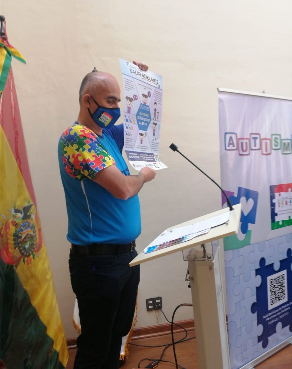 UE_Fnse2025's tweet photo. | El Director Efraín Rodríguez de la   #UeFnse  y representantes de la Cámara de Diputados, conmemoraron "Día Mundial de Conciencia del Autismo", participó Presidente André Agramont de la #RedBolivianaDePadresConAutismo y agradeció al Gobierno y el #ViceministerioDeComunicacion. https://t.co/sAkgJ6VnxP