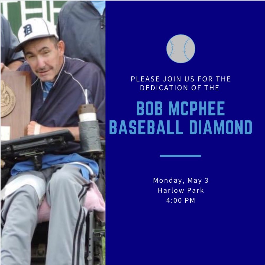 cmskippa's tweet photo. Field Dedication for Bob McPhee on Monday at Dirigo before the Leavitt game. ⁦@Sports_SJ⁩ https://t.co/oXgQj2B13F