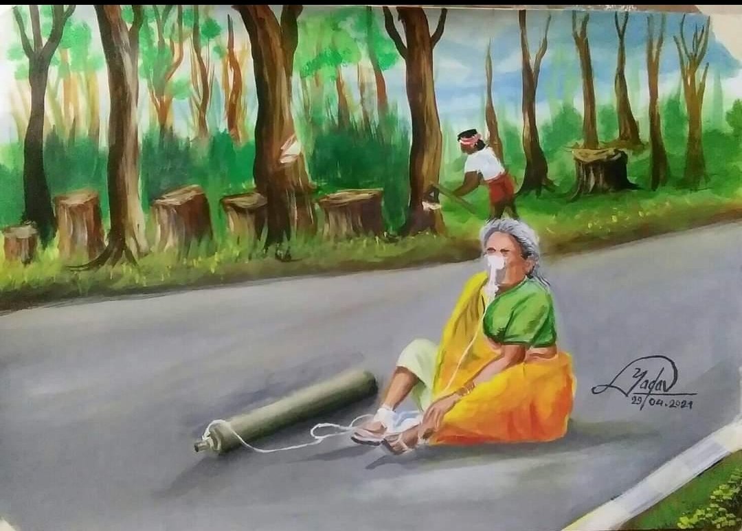UmathePranay's tweet photo. ऑक्सीजन लेकर स्वस्थ हुए लोगो से निवेदन अब एक पौधा लगाकर अपना कर्ज चुकाइये.... https://t.co/vbtLVXnfdE