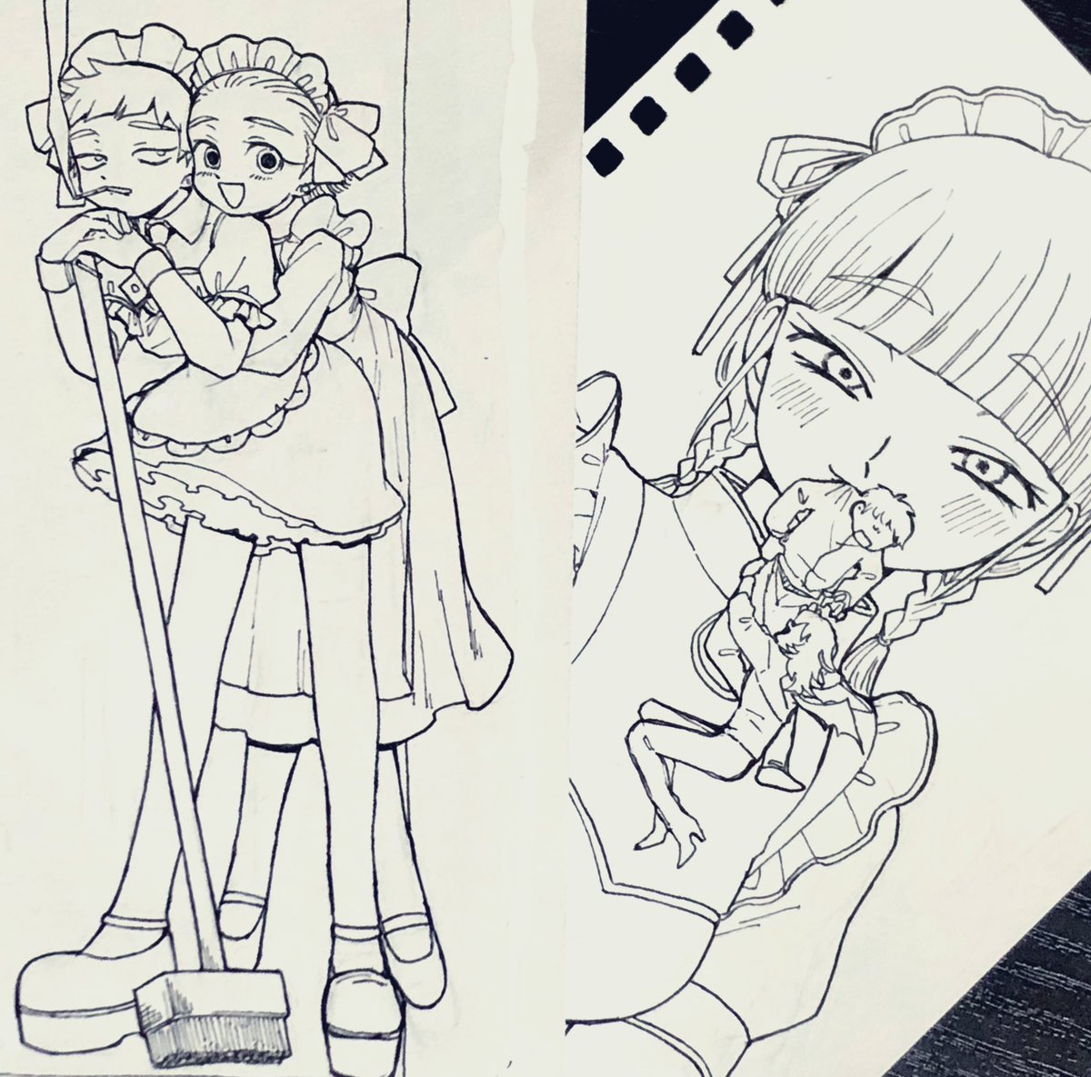 原画ちゃん。修正跡がすごい 