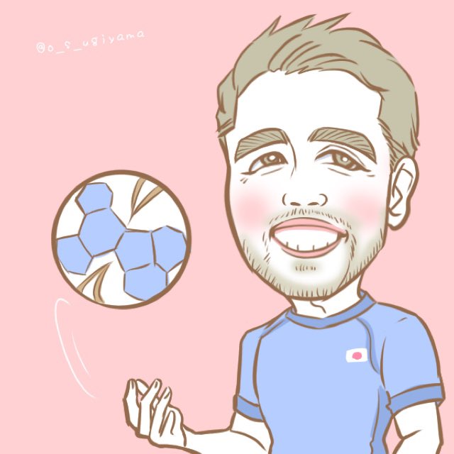 プレゼントには似顔絵オーダー スポーツ サッカー 税込 スポーツ