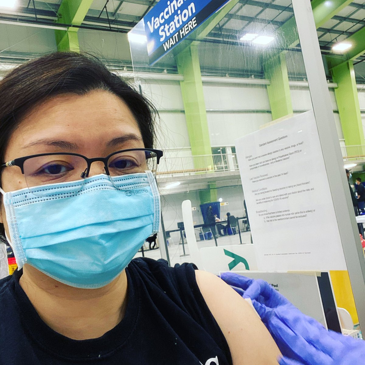 I don’t tweet often but I will for this one!  I got my first dose.