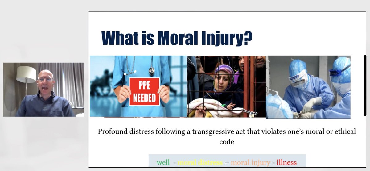 What is “Moral Injury” and what causes it?These slides remind me of the challenges of being a junior doctor all those years ago. I think we’ve never really solved some of the issues, three decades later? Even pre  #COVID19.From the  #BGSconf.