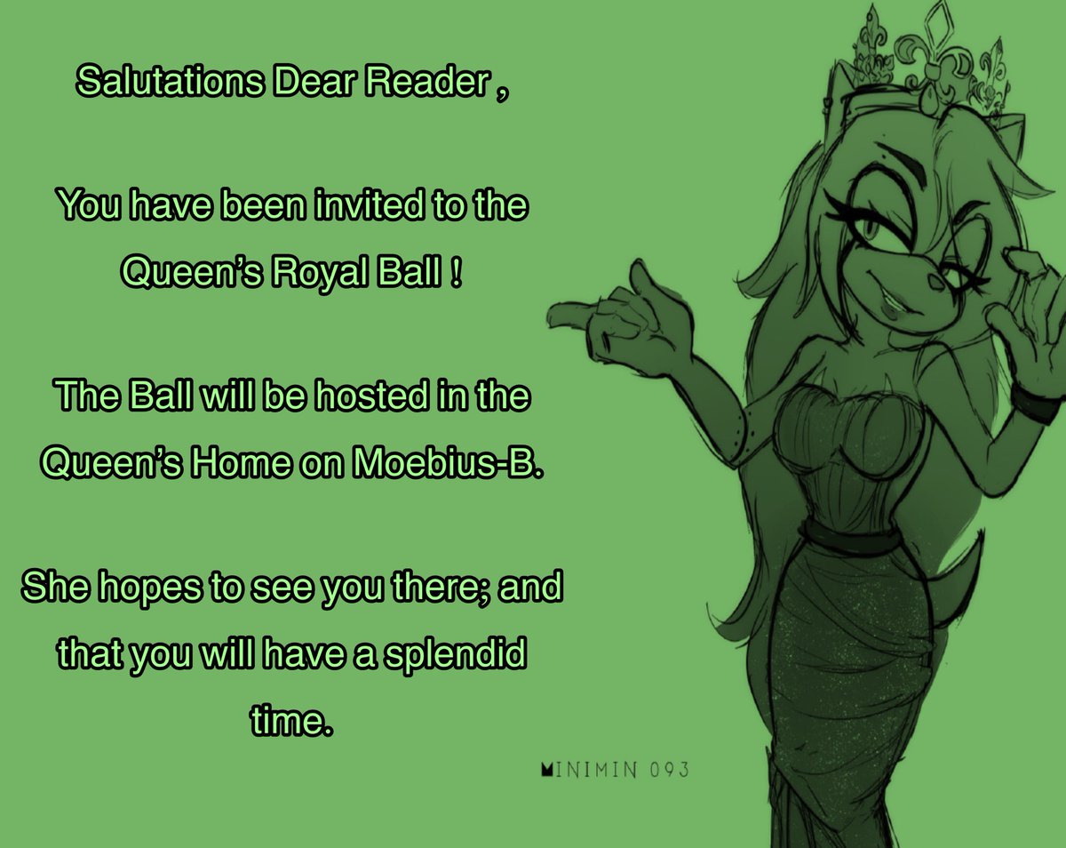 MobianRebel's tweet image. ‼️ 𝐀𝐓𝐓𝐄𝐍𝐓𝐈𝐎𝐍 𝐂𝐈𝐓𝐈𝐙𝐄𝐍𝐒 ‼️

𝘘𝘶𝘦𝘦𝘯 𝘉𝘳𝘦𝘢𝘤𝘩 𝘏𝘢𝘴 𝘪𝘯𝘷𝘪𝘵𝘦𝘥 𝘺𝘰𝘶 𝘵𝘰 𝘵𝘩𝘦 𝘣𝘢𝘭𝘭 !

Details:

~Event will start tonight at 6pm EST. 
~ Multiverse peeps is more then welcome to join!
~ use the hashtag #BreachsBall to participate