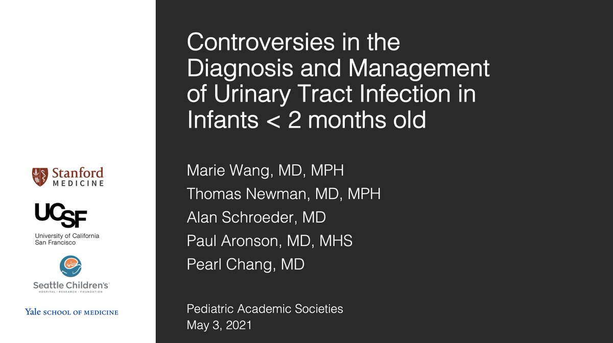 Marie Wang (@mariewangmd) on Twitter photo Join us <a href="/PASMeeting/">Pediatric Academic Societies</a> on Mon, 5/3 from 1-3pm CST to discuss controversies in dx and management of young infants with UTI with <a href="/safelydoingless/">Alan Schroeder, M.D.</a>, <a href="/ebmdoc/">Tom Newman</a>, <a href="/pearlchang/">Pearl Chang</a> and Paul Aronson! #PAS2021 <a href="/StanfordPHM/">Stanford Pediatric Hospital Medicine</a> <a href="/YalePediatrics/">Yale Pediatrics</a> <a href="/UCSFChildrens/">UCSF Benioff SF</a> @SeattleChildren Join us <a href="/PASMeeting/">Pediatric Academic Societies</a> on Mon, 5/3 from 1-3pm CST to discuss controversies in dx and management of young infants with UTI with <a href="/safelydoingless/">Alan Schroeder, M.D.</a>, <a href="/ebmdoc/">Tom Newman</a>, <a href="/pearlchang/">Pearl Chang</a> and Paul Aronson! #PAS2021 <a href="/StanfordPHM/">Stanford Pediatric Hospital Medicine</a> <a href="/YalePediatrics/">Yale Pediatrics</a> <a href="/UCSFChildrens/">UCSF Benioff SF</a> @SeattleChildren