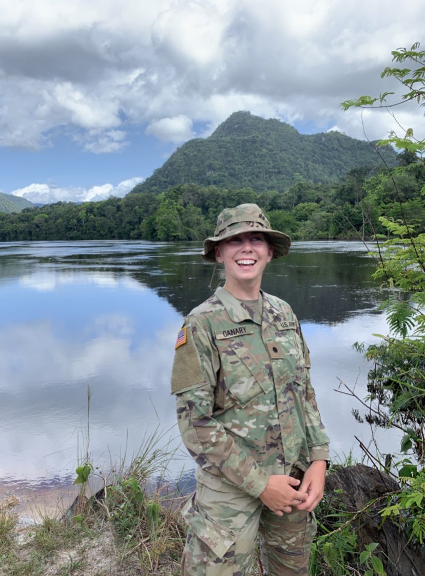 EKUARMY's tweet photo. While we are getting ready for commissioning next week, we’d like to introduce Cadets Brittany Canary and Andrew Blood. Cadet Canary will be branching Quartermaster and going Active duty! #eku #ekugrad #ekurotc https://t.co/FljxETunku