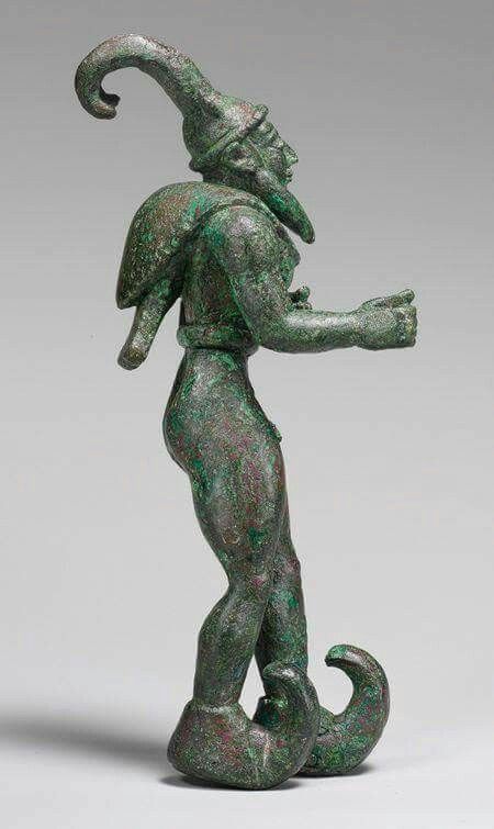 And that the eagle dude I talked about earlier was depicted holding "winged" ibex goats...From a Bactrian seal, end of 3rd beginning of 2nd millennium BC...While our elf goat dude was depicted wearing eagle skin and wings around his neck...