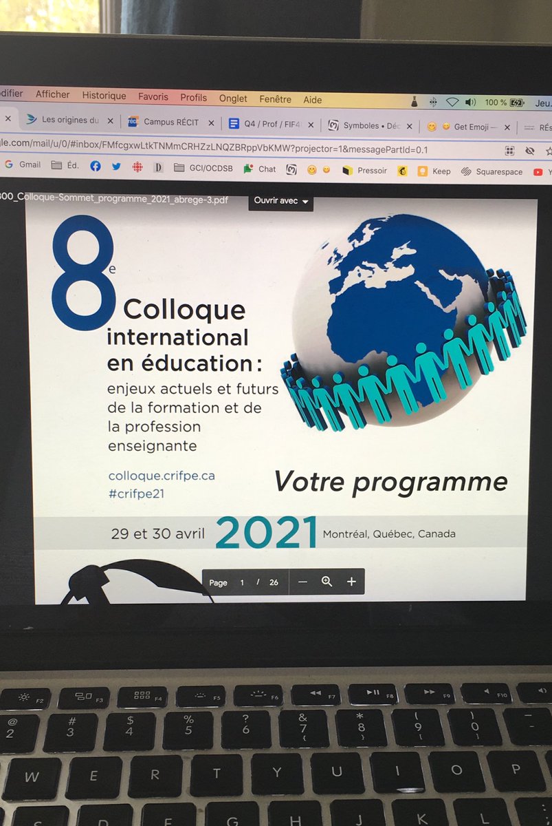 Une journée passée au Colloque international de l’éducation / Sommet du numérique = 🤗😮Vivement le développement professionnel, la recherche et l’innovation en #éducation Coup de 💛 pour le laboratoire d’innovation inclusive LI2EU pour lier la théorie et la pratique #sommet21