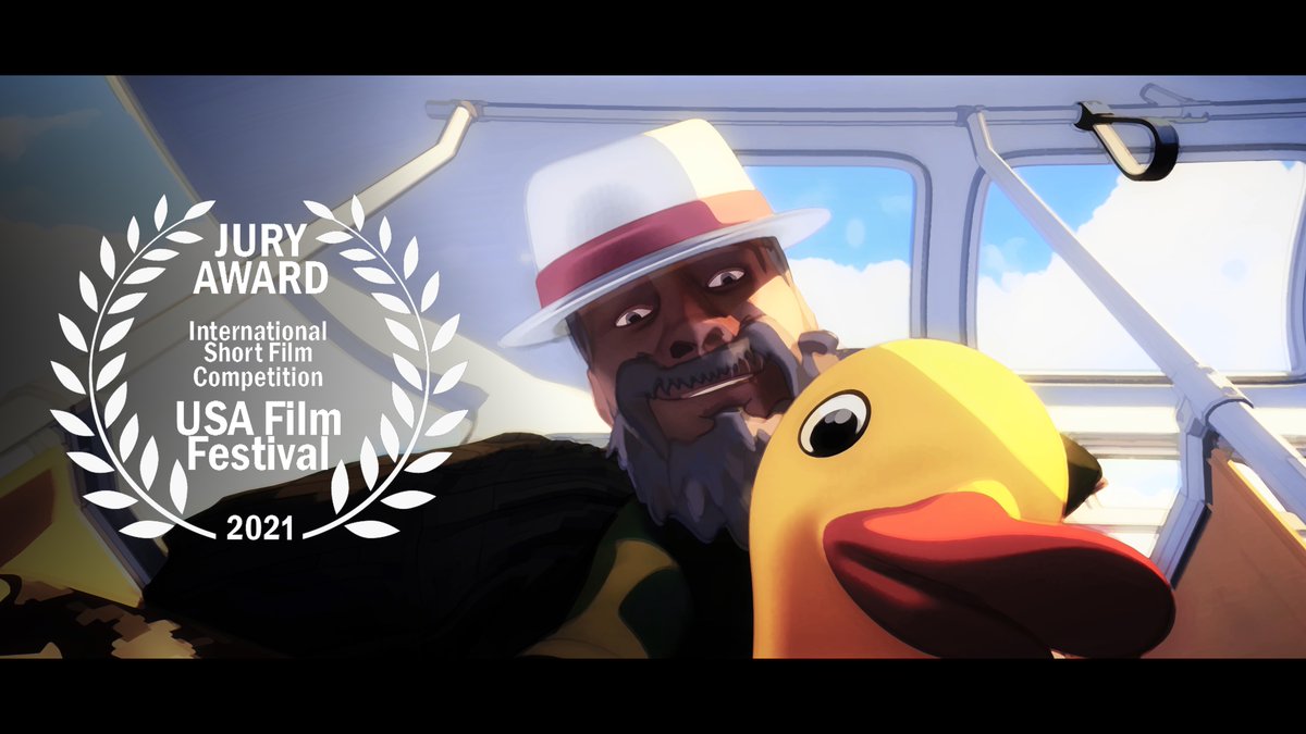 WE WON! 🏆

In our biggest win to date, our film has been honored with a Jury Award as the Best Animation in the International Short Film Competition @ the 51st <a href="/USAFilmFestival/">USA Film Festival</a>! 

It was also the first time our director, @GeoffHecht, was able to view <a href="/Metro6/">Carlos Rey</a> in theatre. 💓📽️🚎