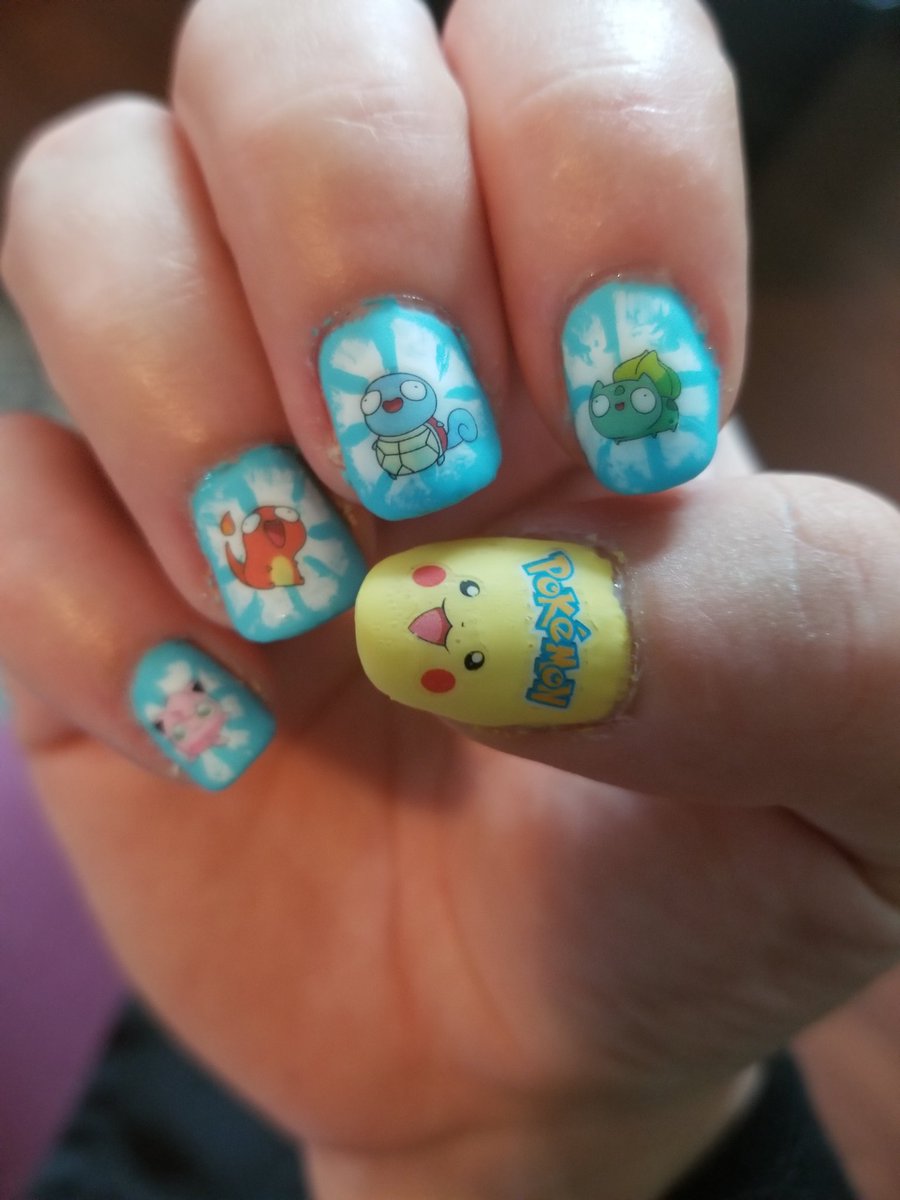 TribbleTroubles's tweet photo. Nails are ready for #PokemonSnap I'm so excited to relive some nostalgia @NintendoAmerica https://t.co/6i3wEO0Xfb
