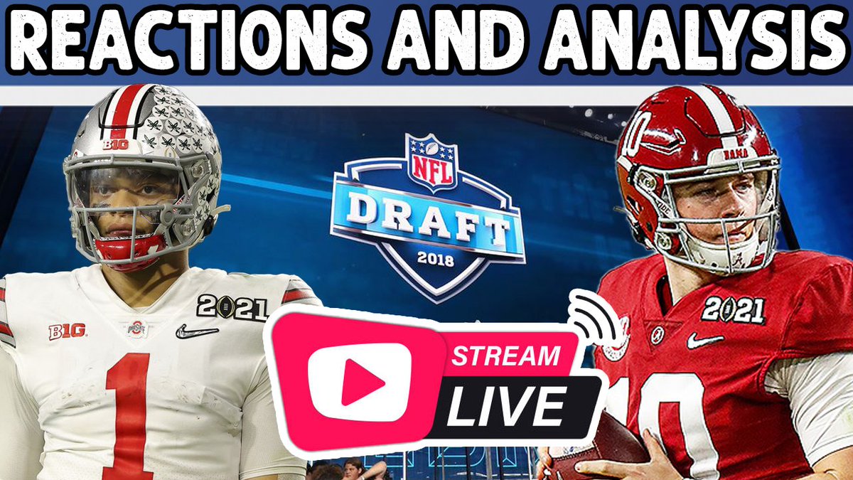 TheHHShow_'s tweet photo. TONIGHT 

The BEST LIVE #NFLDraft show on YOUTUBE 📺

🤔 NFL Draft TRIVIA 
🎤 Lots of interviews 
🤯 Reactions to trades, picks and more 
💰 Potential giveaways 
👀 And MORE!

Tune in LIVE at 7pm ET!!! https://t.co/8GFHH5EzwU