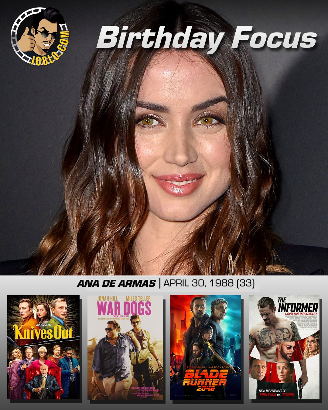 Happy 33rd birthday to Ana De Armas! 