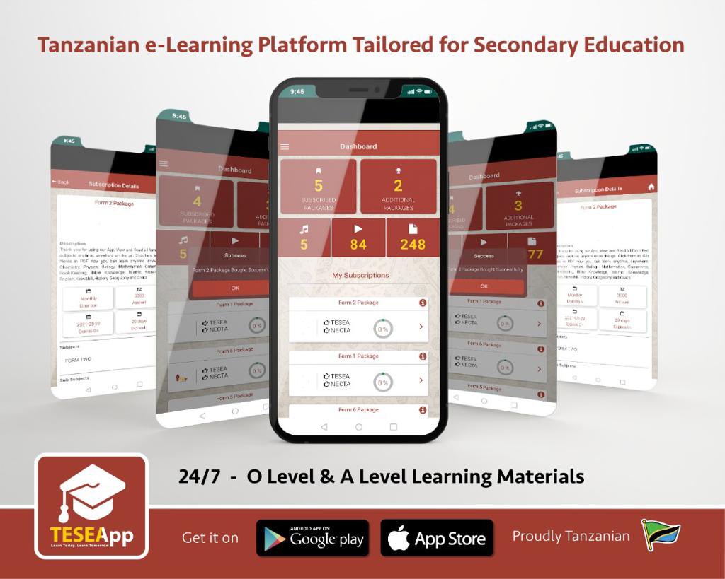 tzbranding's tweet photo. #NOW Another milestone in The United Republic of Tanzania. Education Evolved forever. This is Tanzania
#TESEApp #ProudlyTanzanian #TrulyTanzanian https://t.co/G3e9SQ1T6x