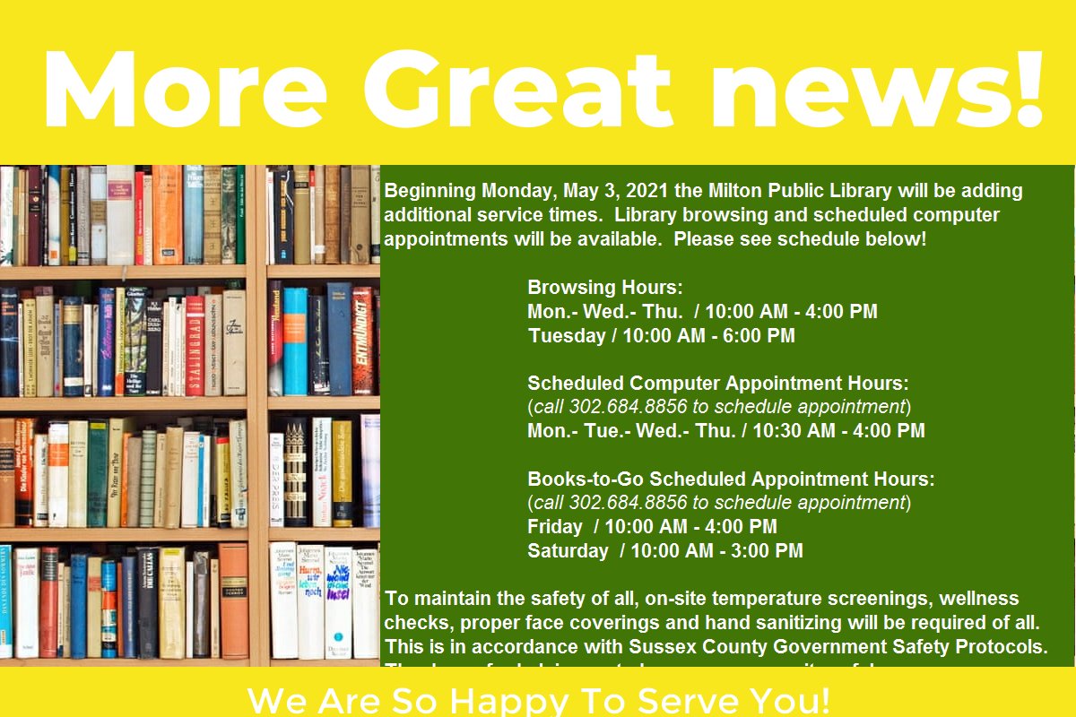 #mpldeinforms #mpldecares libraryaware.com/2AEE64