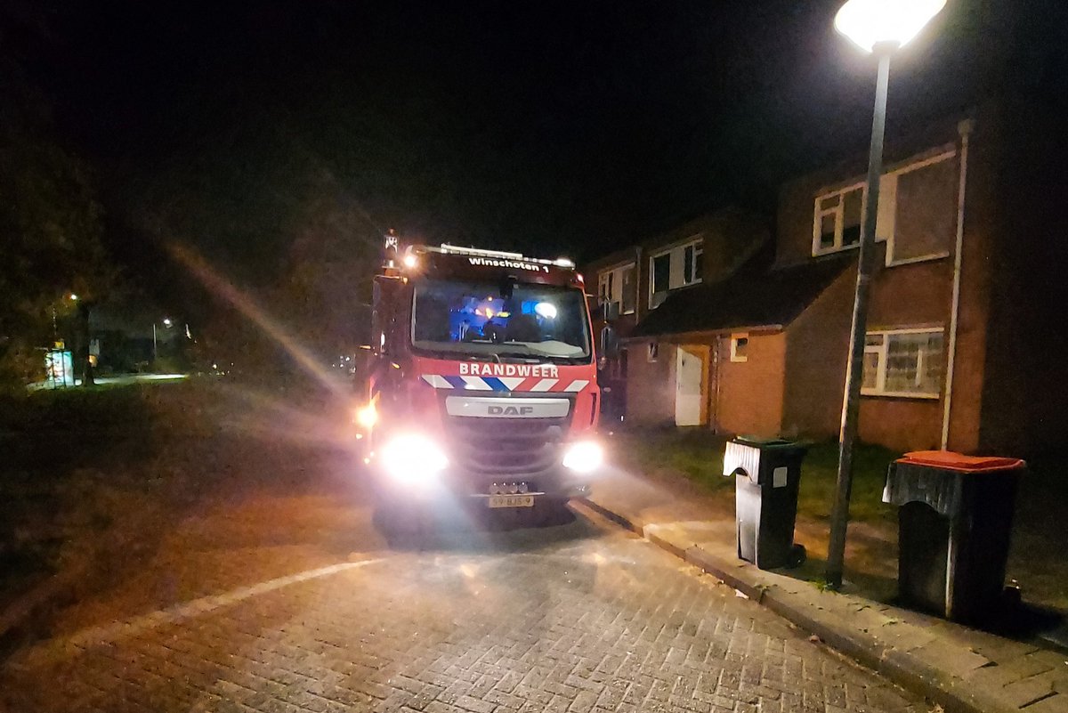 Melding brandweer Trekweg Winschoten
