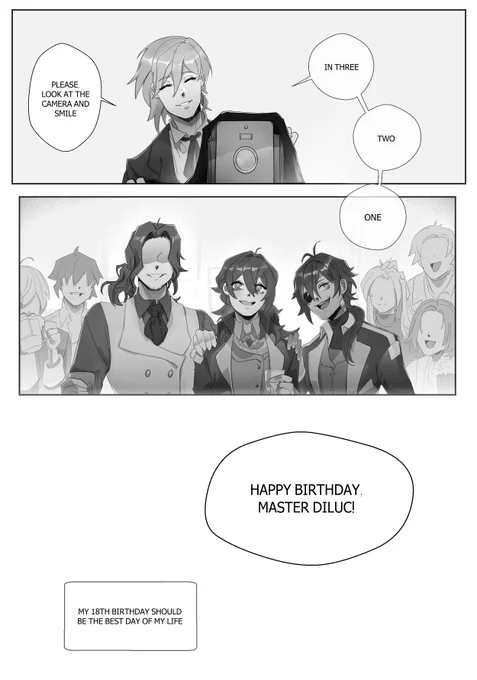 Happy birthday Master #diluc! (pls come home pspsppsp)
damn;; he was such a cute kiddo #GenshinImpact 