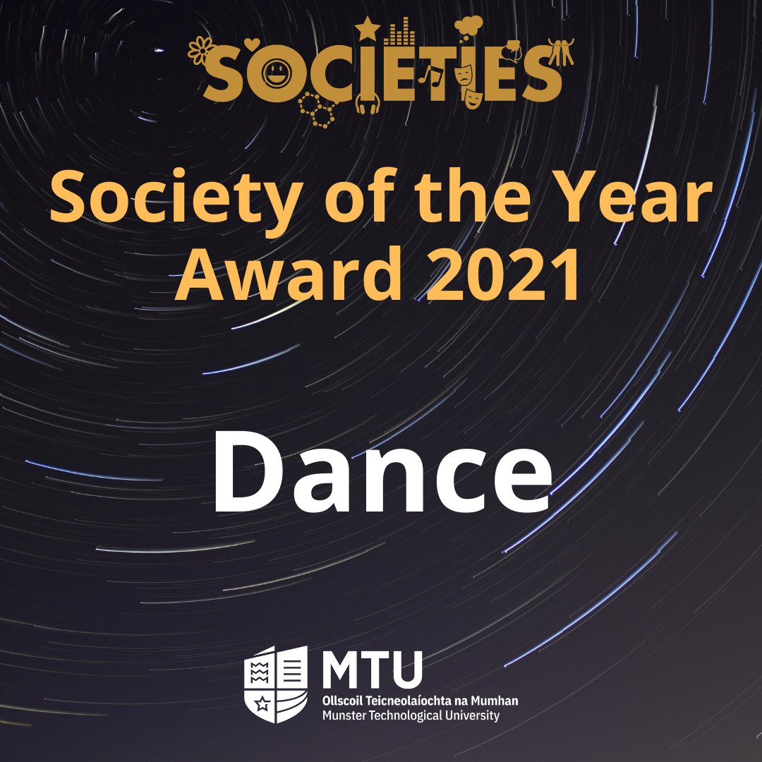 MTU_Societies's tweet photo. Congratulations to the Dance Society for winning Society of the Year Award at the Societies Awards 2021
#mtusocieties
#mtusocaward
#socawards21 https://t.co/YTRhkrHFqI